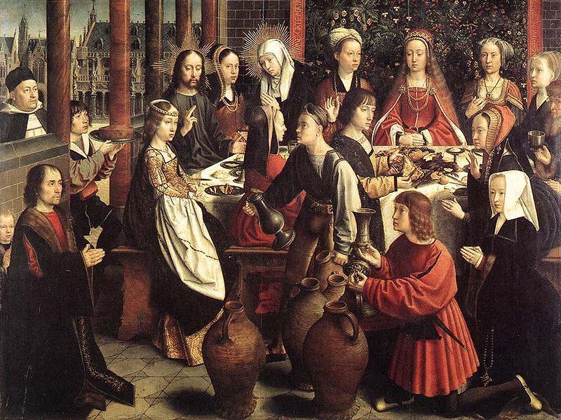 Gerard David The marriage at Cana